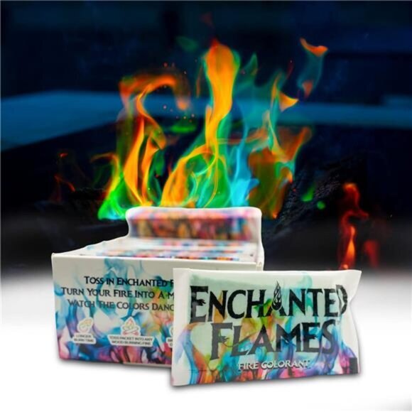 Pack of 25 Fire Changing Color Packets for Campfires Fire Pits Wood Fireplaces‎ - Picture 1 of 8